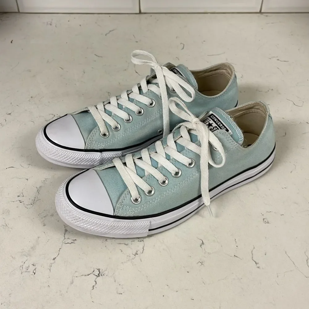 Converse All Star Unisex Low CTAS OX 160460F Men’s 9 Women’s 11 Ocean Bliss Blue